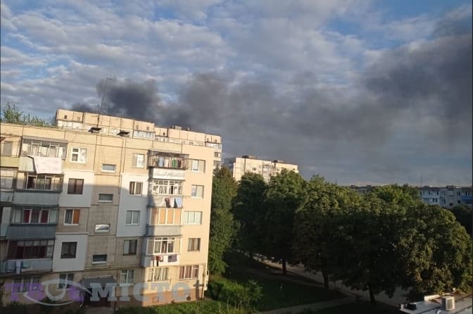 У Львові у будинку поблизу колишнього ЛАЗу виникла пожежа. Фото