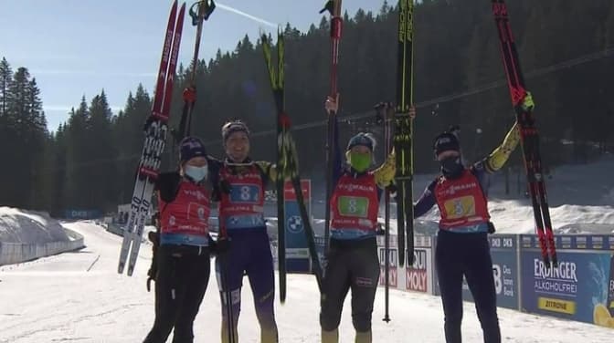 Українські біатлоністки вибороли бронзу на чемпіонаті світу