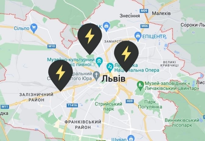 Де у Львові можна перечекати тривогу та підзарядитися. Карта закладів з генераторами