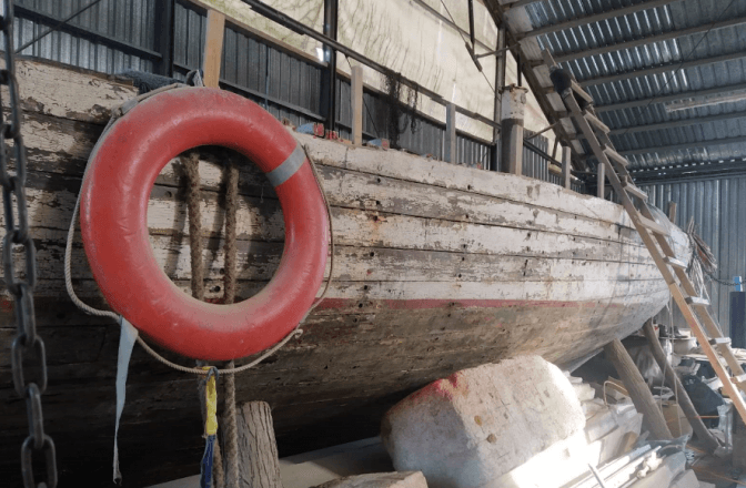 На Львівщині відреставрують історичну вітрильну яхту «Шквал»