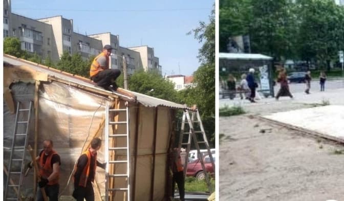 На вул. Володимира Великого знесли ще два МАФи