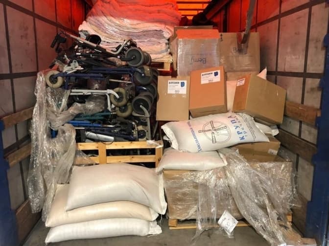 Зі Львова передали до Херсона 20 тонн гуманітраної допомоги