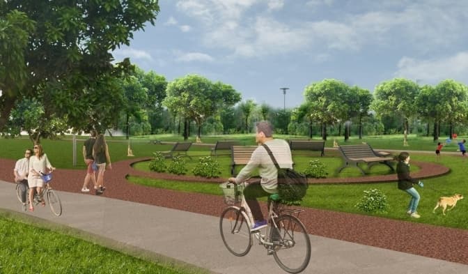 візуалізація реконструкції Замарстинівського парку