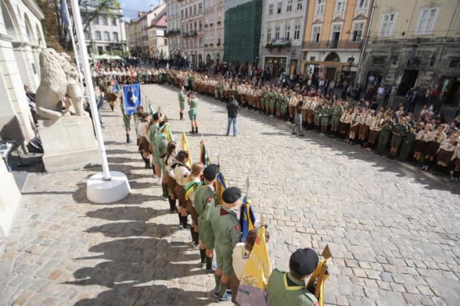 У Львові відбулось Відкриття пластового року. Фото