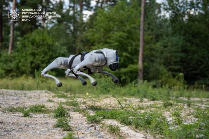 На Київщині саперам допомагатиме роботизований пес