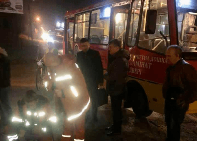 На Сихові водій маршрутки збив пішохода