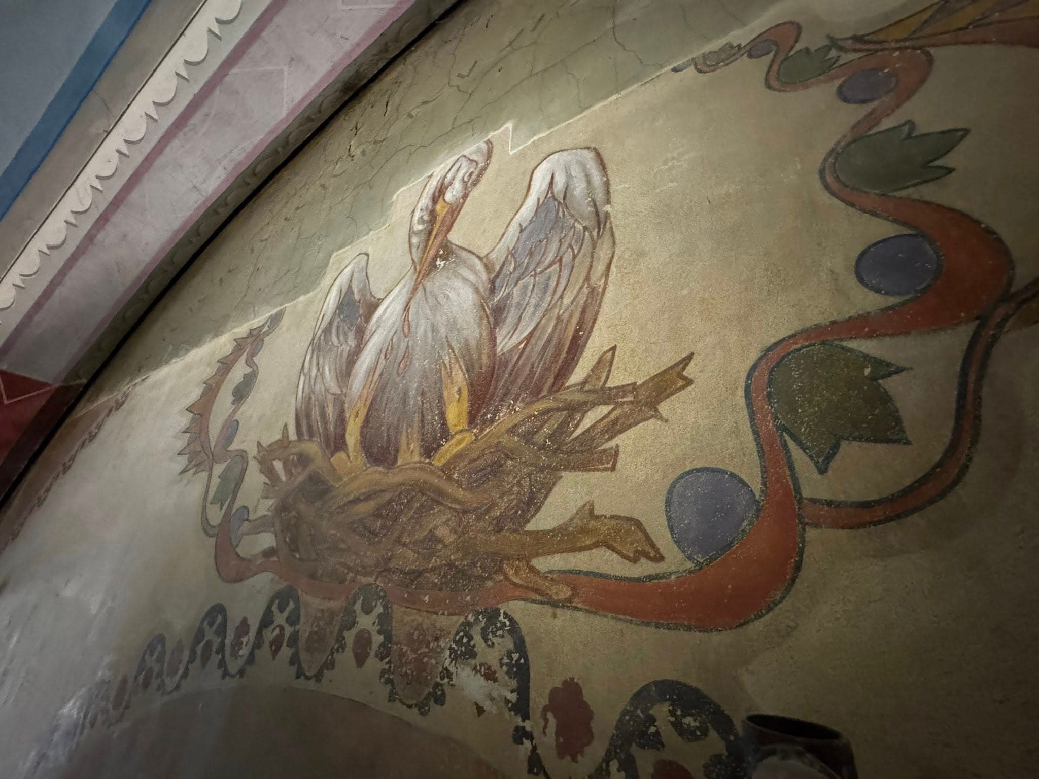 Реставрація розписів у храмі на Лисенка / Фото зі сторінки архімандрита Кипріяна Лозинського