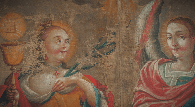 Львівські реставратори відновили хоругву XVIII століття