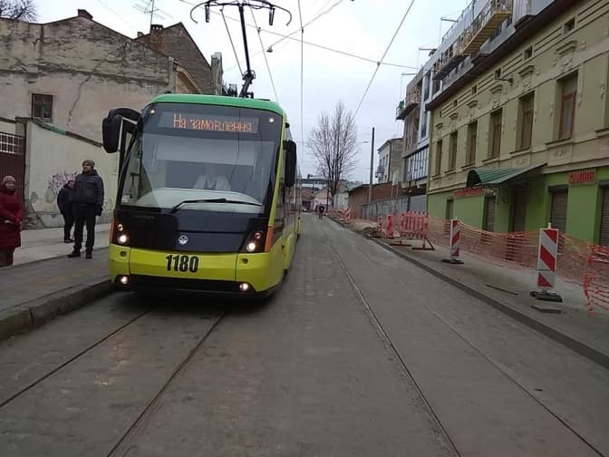 Як курсуватимуть трамваї після відкриття Замарстинівської у Львові