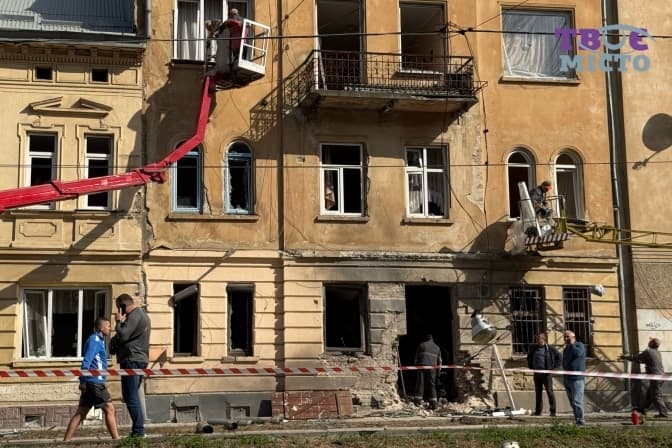 Унаслідок атаки рф на Львів пошкоджено три корпуси Львівської політехніки. Фото