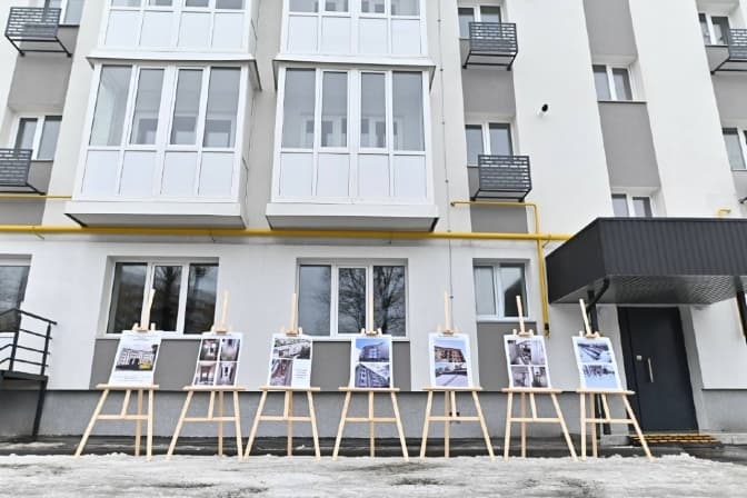 У Бородянці ввели в експлуатацію ще 10 відбудованих багатоповерхівок