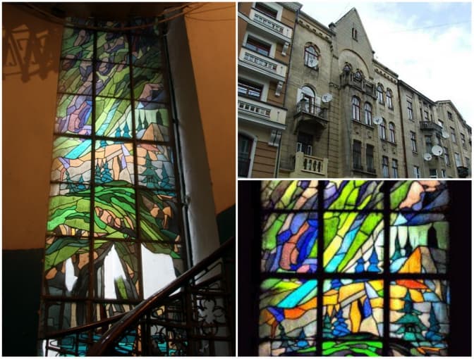 11-метровий вітраж, якому понад 100 років, реставрують у Львові. Фото