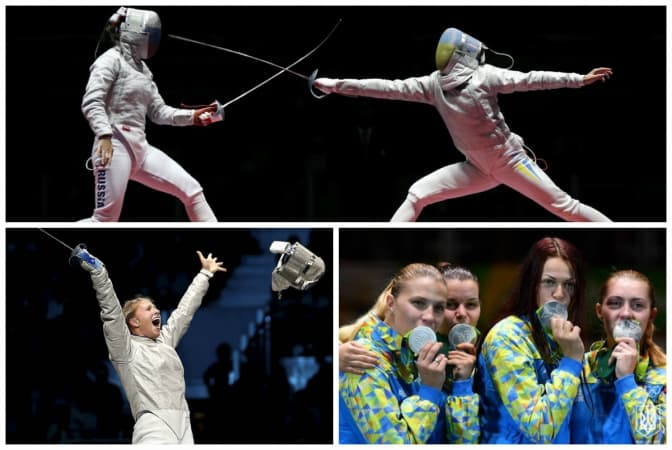 Українські фехтувальниці вибороли «срібло» у Ріо