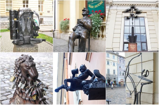 Топ-20 незвичних пам’ятників Львова