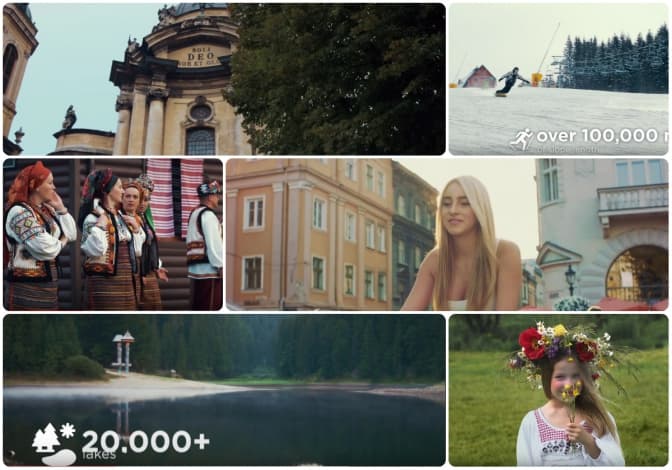 В Україні представили новий туристичний проморолик. Відео