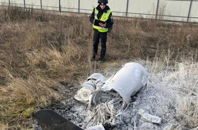 Київщина – наслідки ракетного удару. Фото: Андрій Нєбитов, Телеграм