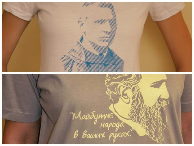 У Львові виготовили унікальні футболки з цитатами Митрополита Шептицького