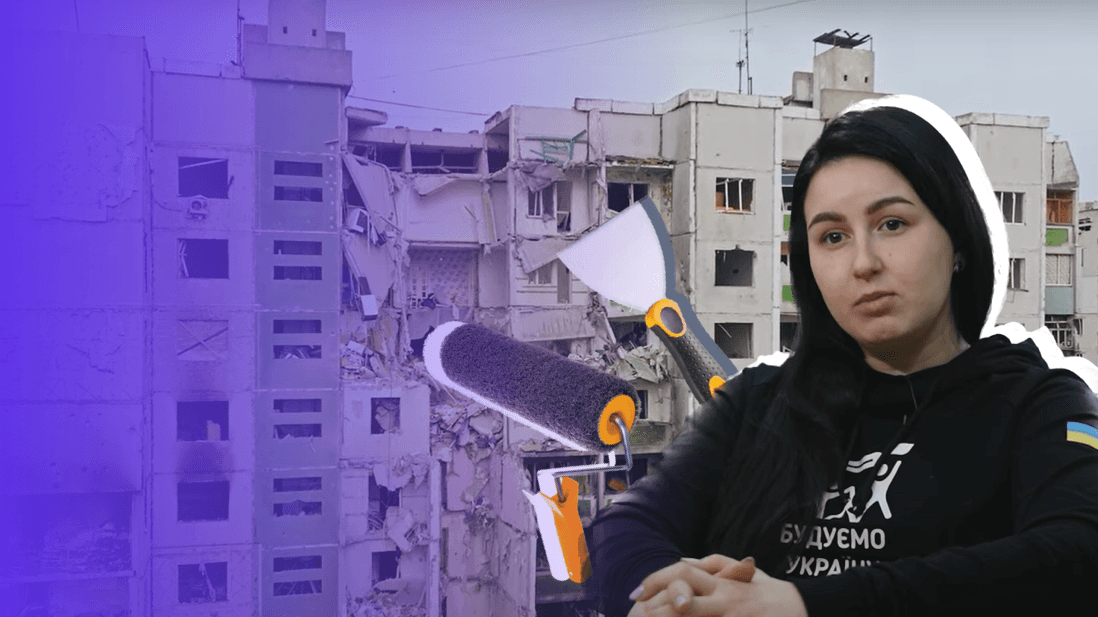 «Будь-хто може взяти шпатель». Як волонтери відновлюють зруйновані міста