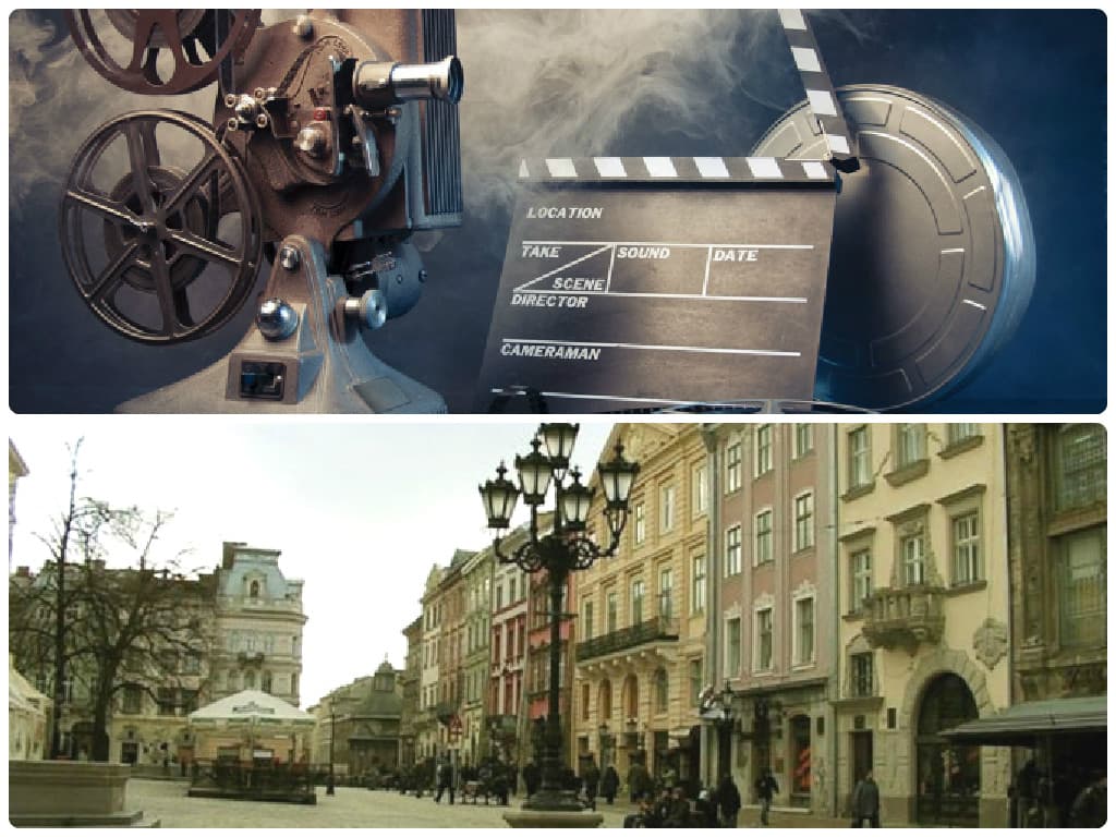 Як у центрі Львова знімають кіно: відео