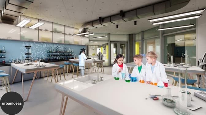 У Львові створять дитячий інклюзивний простір із майстернями та лабораторіями. Візуалізація