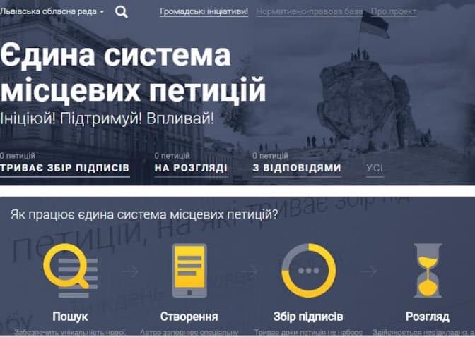 Електронні петиції стали доступними для усіх мешканців Львівщини