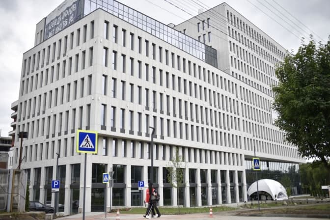 Фото з презентації бізнес-центру класу «А» у Viking Park