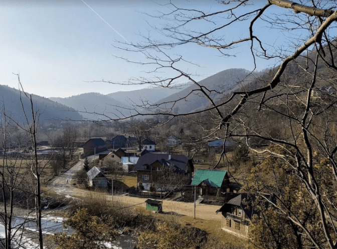 Село Рибник, Google Maps