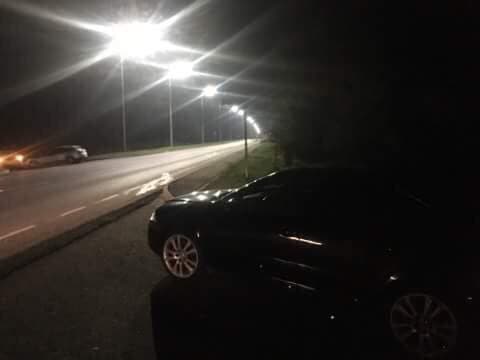 Водія Олега Синютки затримали за підозрою у нетверезому водінні. Фото