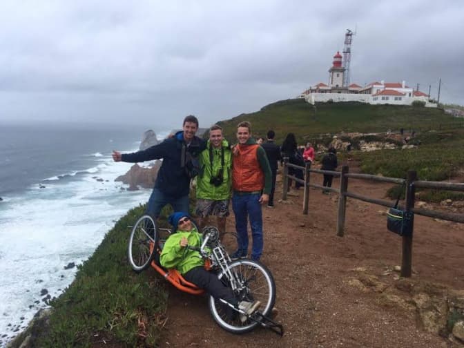 Мандрівник із ДЦП подолав 5000 км зі Львова до Лісабона на велосипеді