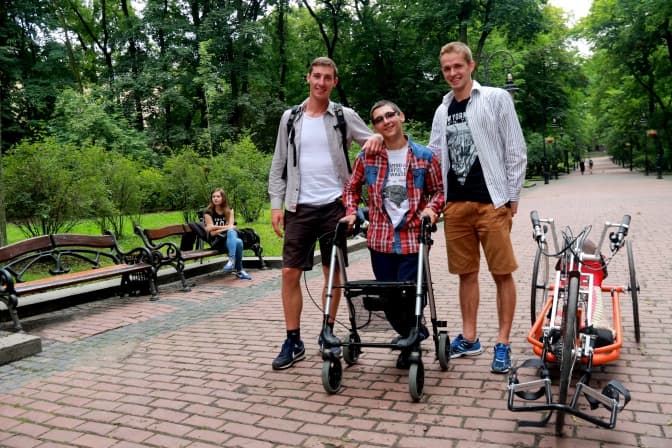 На фото зліва на право Олег, Іван та Олександр