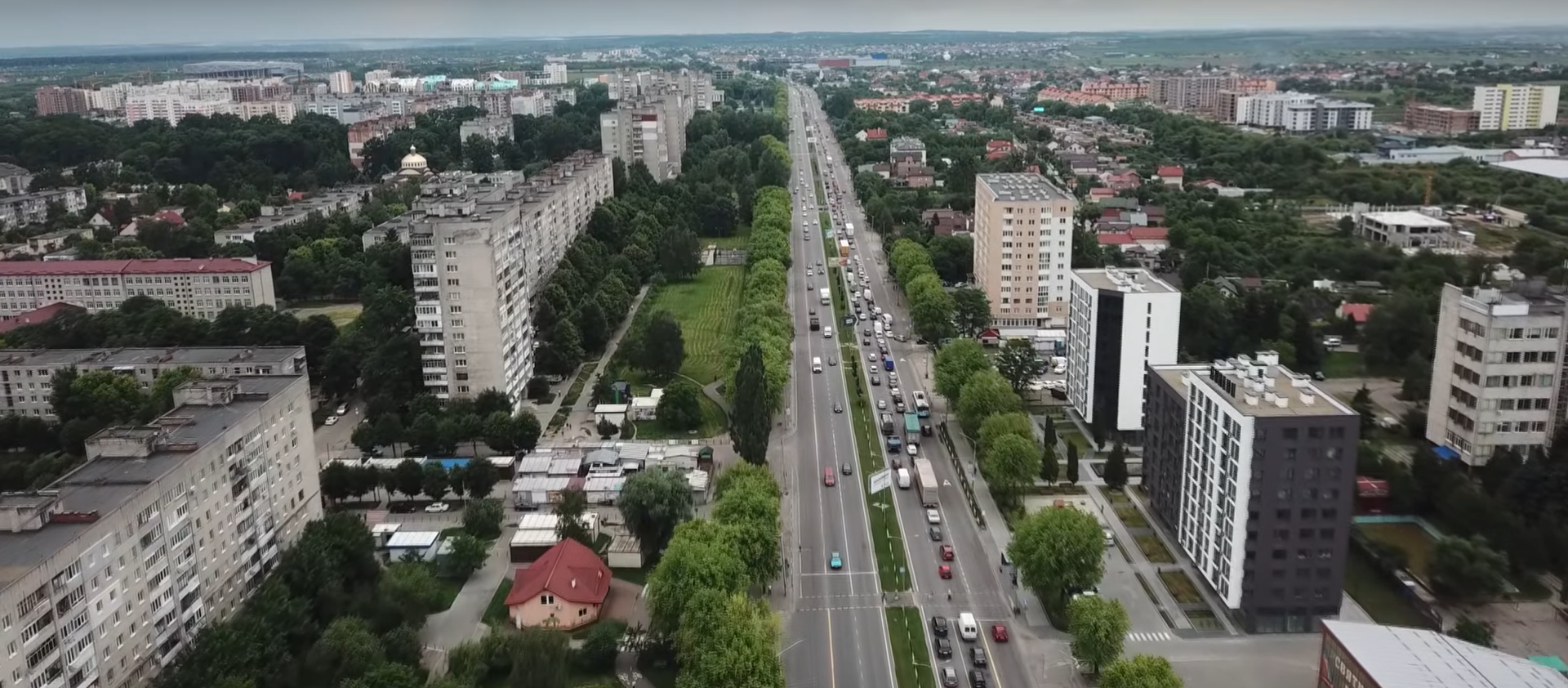 Вулиця Стрийська / скрін з відео Yura Lemberg-Lviv