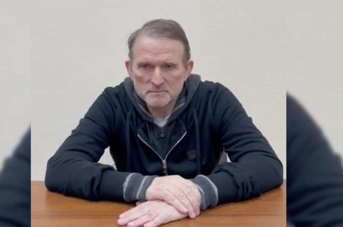 Скрін з відео СБУ зі звернення Медведчука