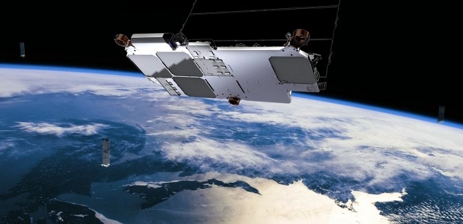 Супутники Starlink на орбіті (ілюстрація — Teslarati.com)