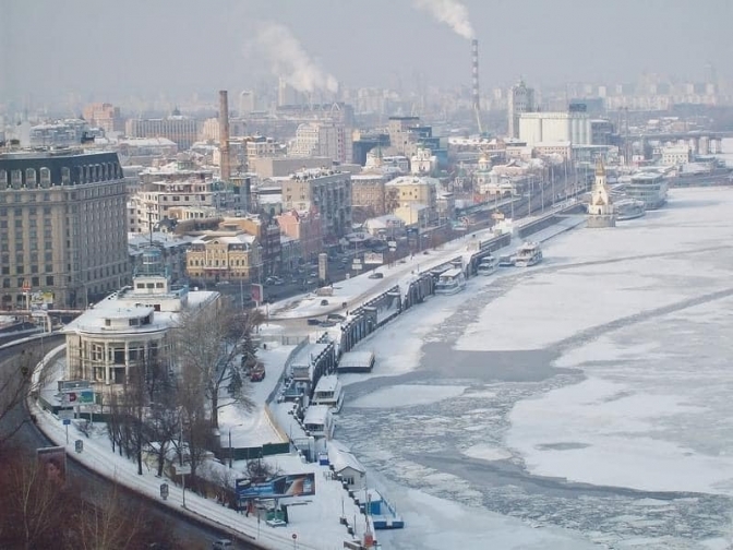 Зимовий Київ. Фото: з відкритих джерел