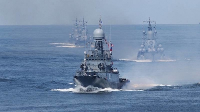 Російські кораблі у Чорному морі / Фото умовне