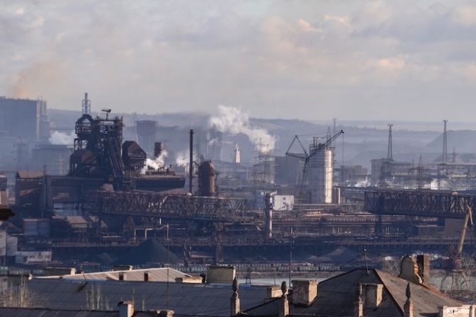 Завод "Азовсталь" у Маріуполі/Фото: GETTY IMAGES