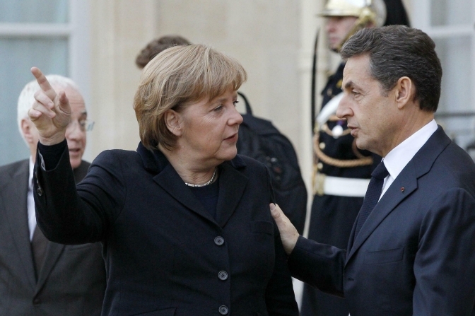 Ангела Меркель і Ніколя Саркозі