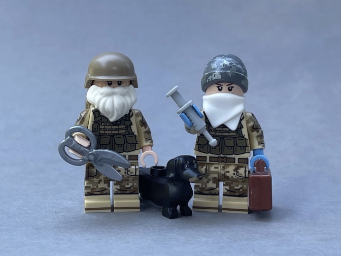 Lego n'a pas fabriqué de figures à l'effigie du régiment ukrainien Azov