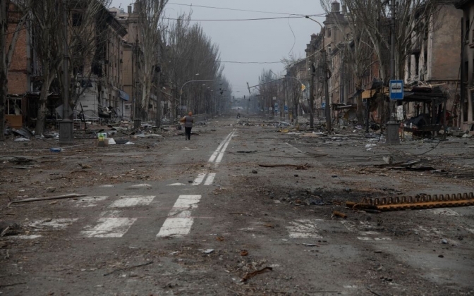 Photo from Mariupol, which is almost destroyed