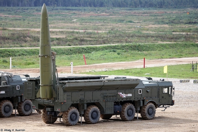 photo: russian iskander-m missiles