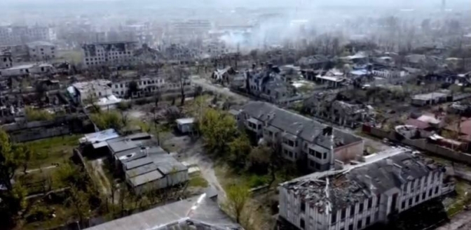 Зруйноване місто Рубіжне на Луганщині/Фото: Сергій Гайдай