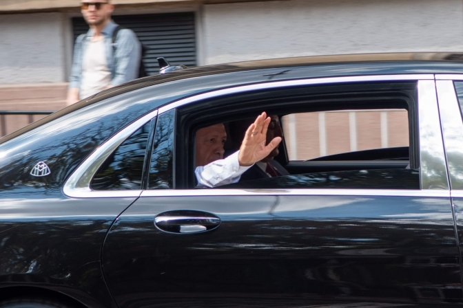 Президент Туреччини Реджеп Ердоган у Львові 18 серпня / Фото: Твоє Місто