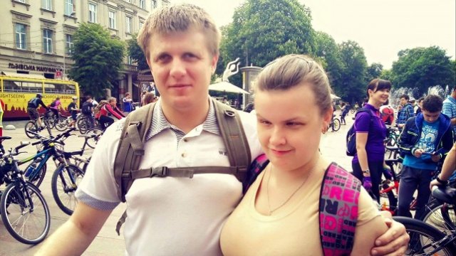 Володимир Пиріг разом із своєю дівчиною Катериною (фото: zaxid.net)